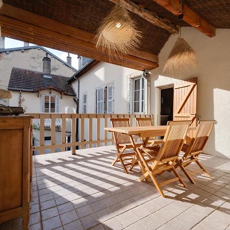 Grand Appartement 8 Personnes Terrasse Privative Hyper Centre Calme Lons-le-Saunier Extérieur photo